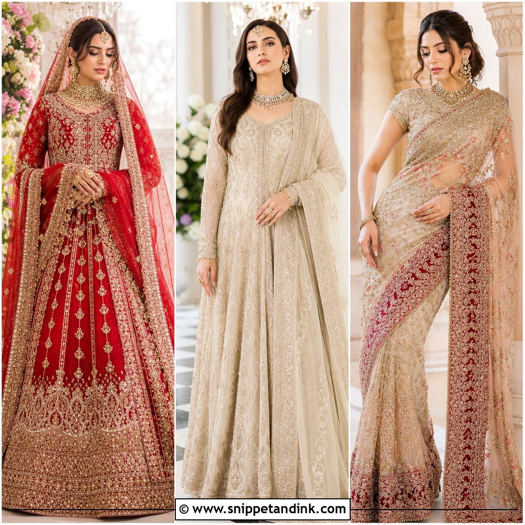 20 Pakistani Dulhan Wedding Bride Dress Ideas: Regal Picks