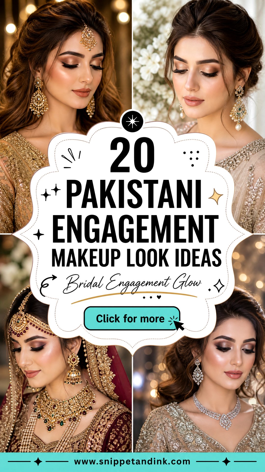 20 Pakistani Engagement Makeup Look Ideas For Brides - 20 Pakistani Engagement Makeup Look Ideas For Brides