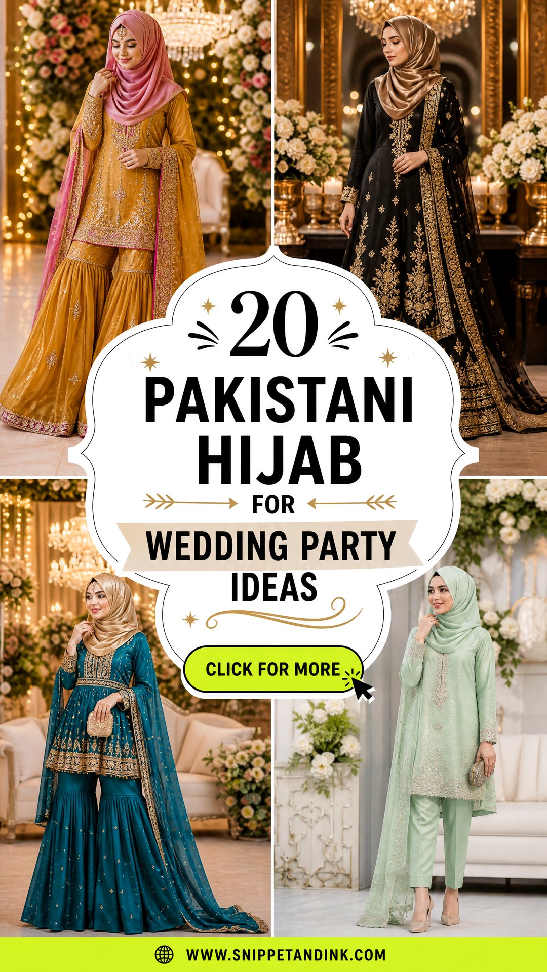20 Pakistani Hijab for Wedding Party Ideas Elegant Styles - 20 Pakistani Hijab for Wedding Party Ideas: Elegant Styles