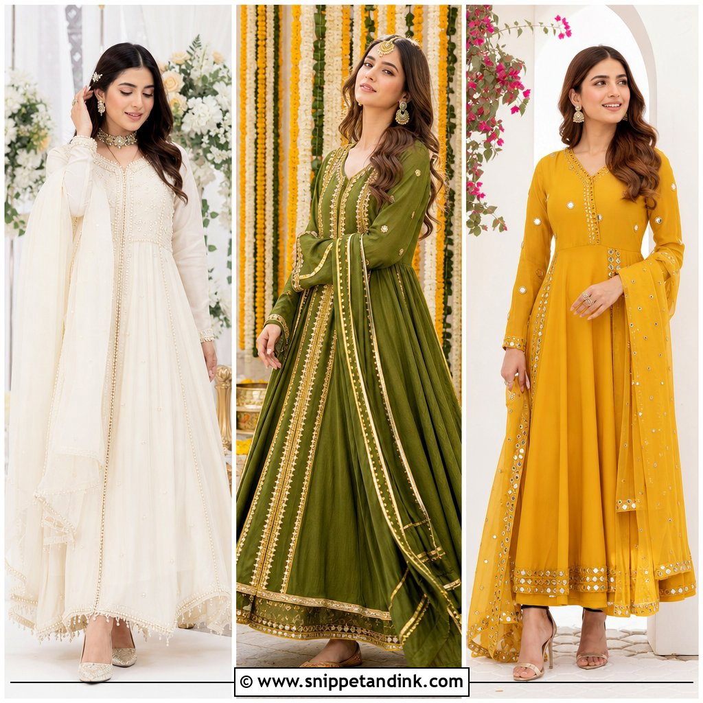 20 Pakistani Maxi Designs for Wedding With Elegant Details