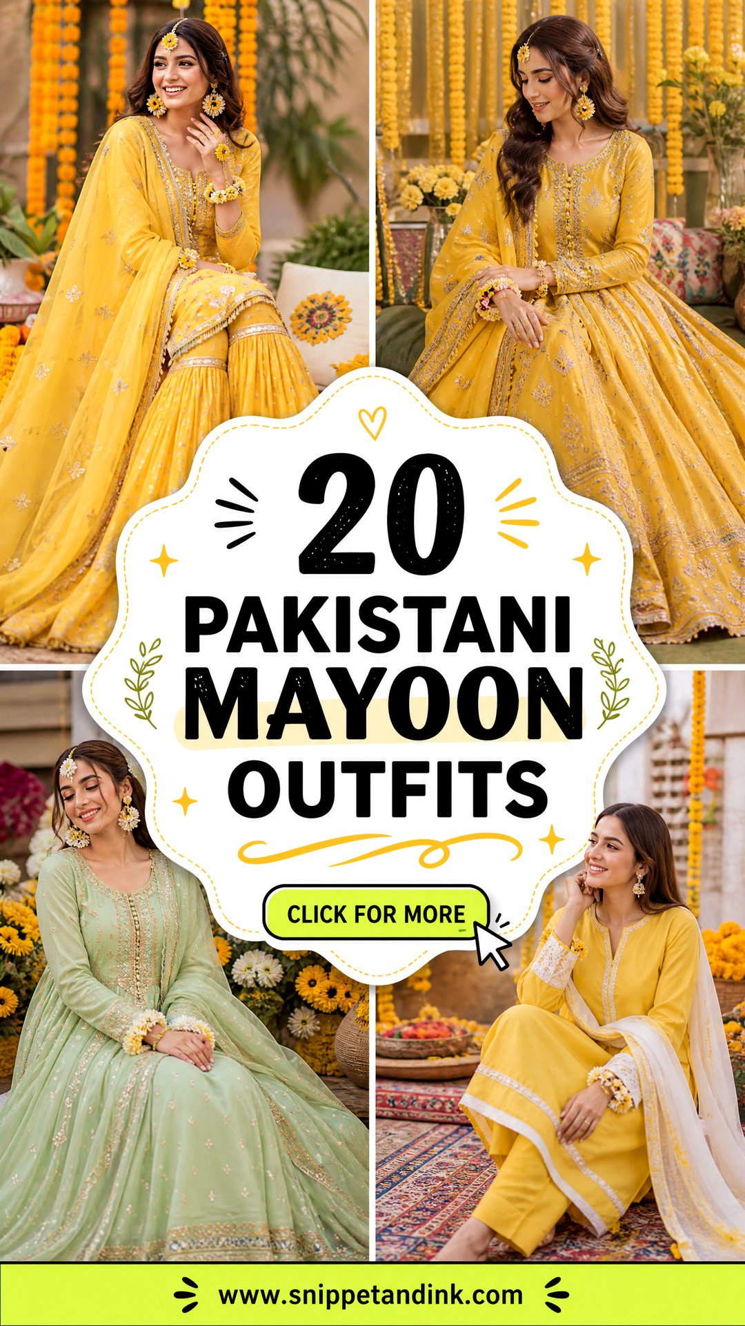 20 Pakistani Mayoon Outfits Colorful Looks Brides Will Love - 20 Pakistani Mayoon Outfits: Colorful Looks Brides Will Love
