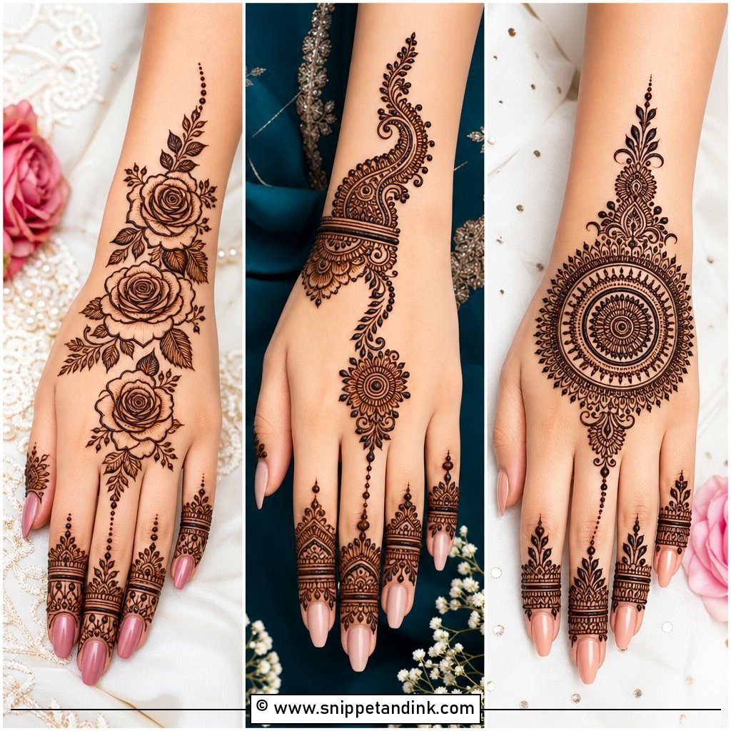 20 Pakistani Simple Mehndi Designs For Elegant Hands