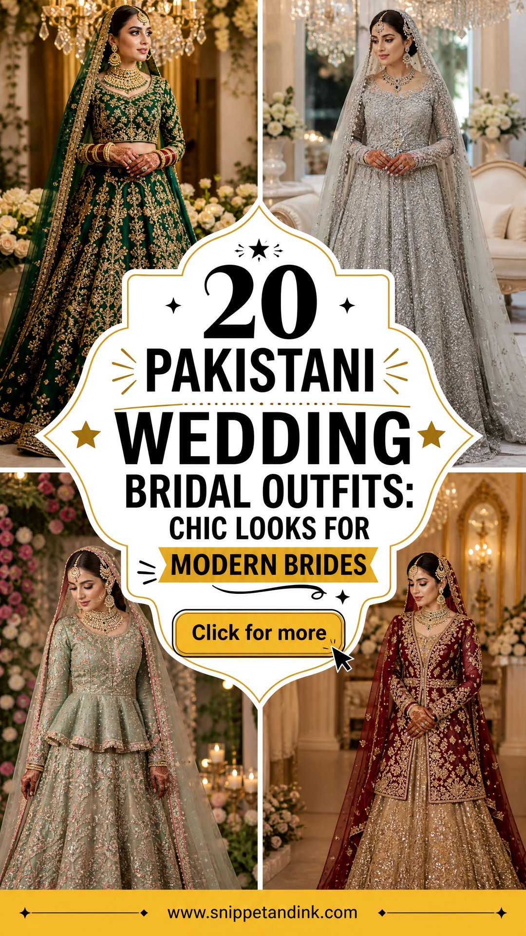 20 Pakistani Wedding Bridal Outfits Chic Looks for Modern Brides - 20 Pakistani Wedding Bridal Outfits: Chic Looks for Modern Brides