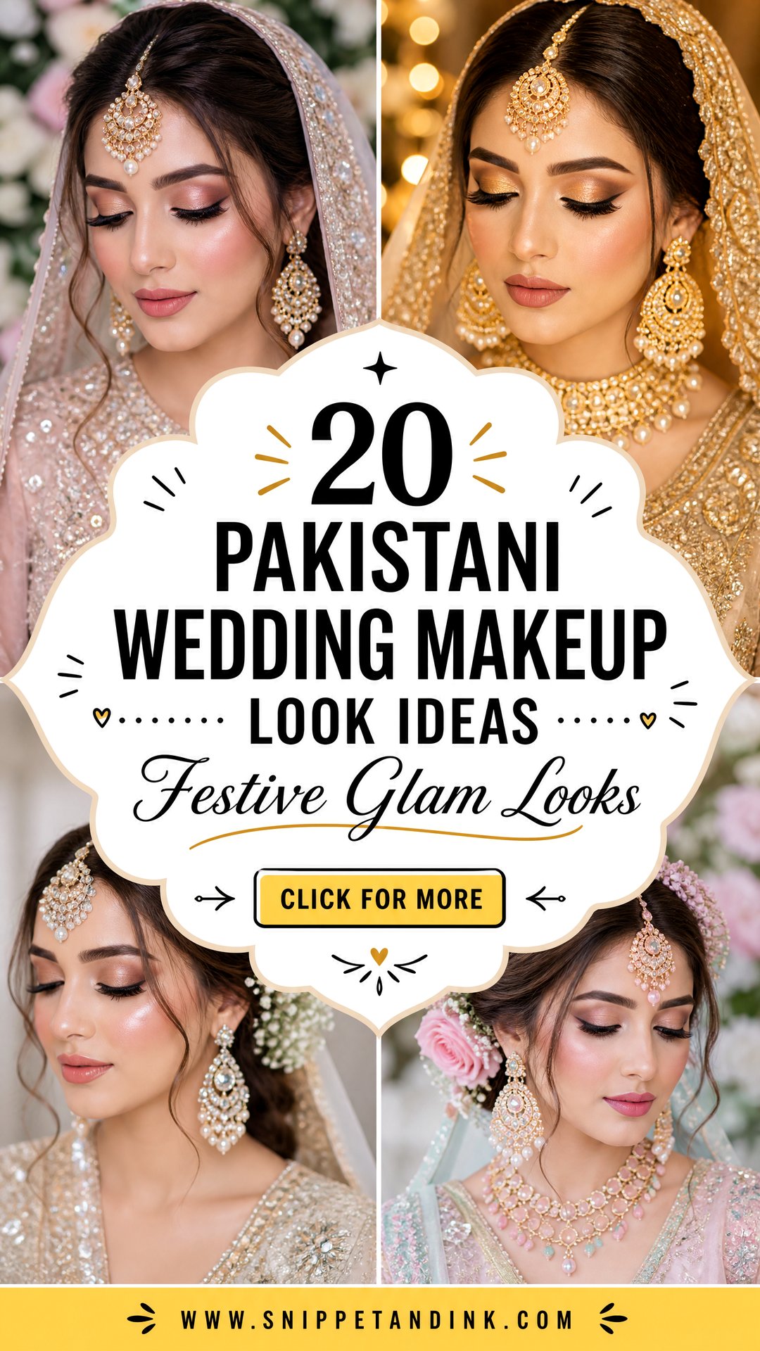 20 Pakistani Wedding Makeup Look Ideas For Festive Glam - 20 Pakistani Wedding Makeup Look Ideas For Festive Glam