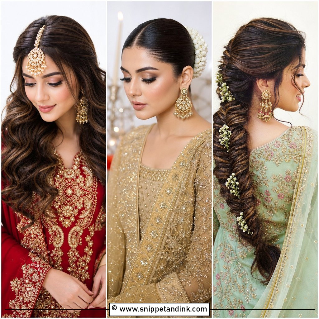 20 Pakistani Wedding Party Hairstyles For Glam Guests