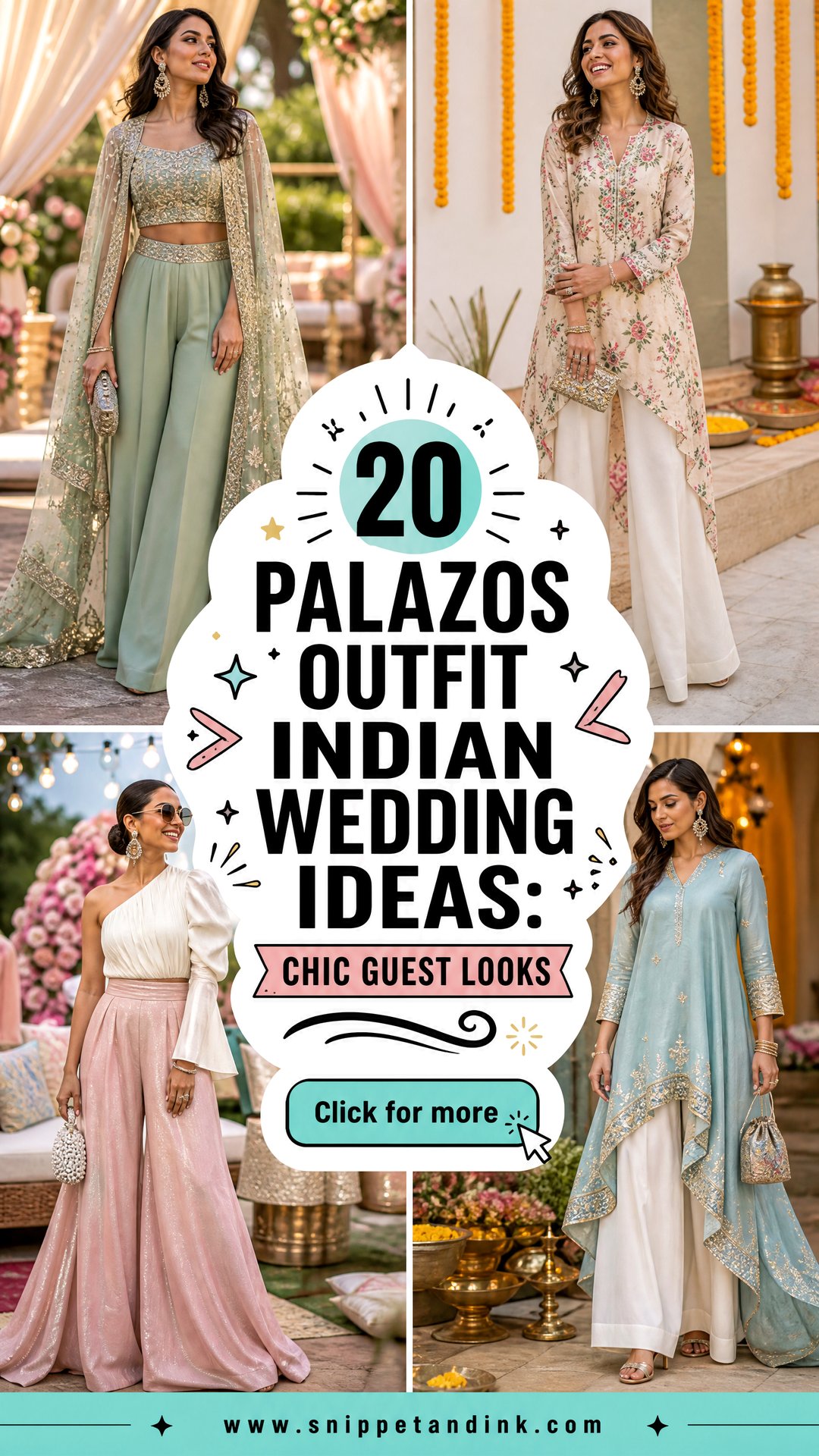 20 Palazos Outfit Indian Wedding Ideas Chic Guest Looks - 20 Palazos Outfit Indian Wedding Ideas: Chic Guest Looks