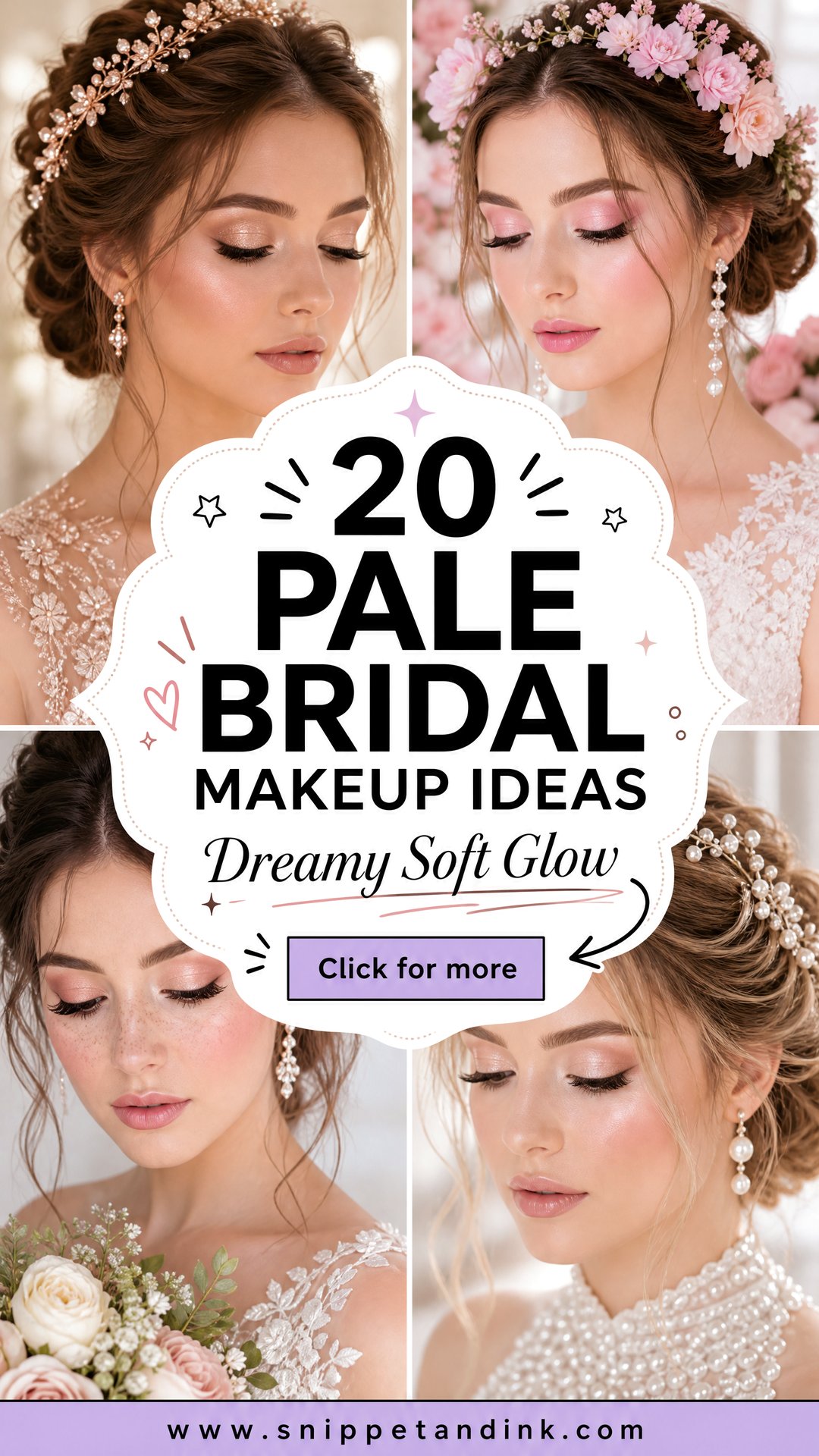 20 Pale Bridal Makeup Ideas For A Dreamy Soft Glow - 20 Pale Bridal Makeup Ideas For A Dreamy Soft Glow