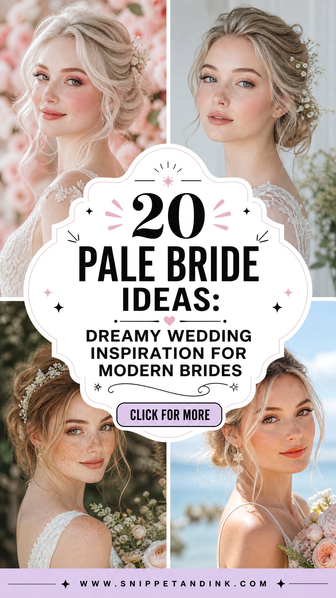 20 Pale Bride Ideas Dreamy Wedding Inspiration for Modern Brides - 20 Pale Bride Ideas: Dreamy Wedding Inspiration for Modern Brides