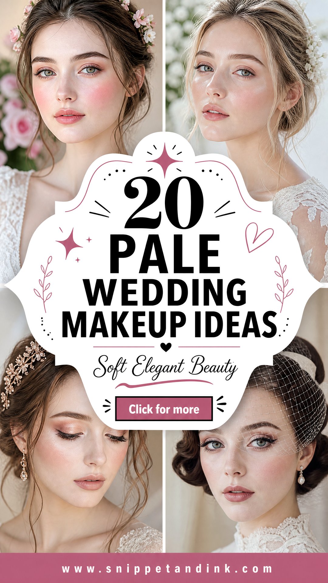 20 Pale Wedding Makeup Ideas For Soft Elegant Brides - 20 Pale Wedding Makeup Ideas For Soft, Elegant Brides