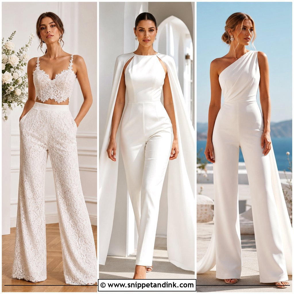 20 Pants Wedding Dress Ideas: Chic Bridal Looks for Modern Brides