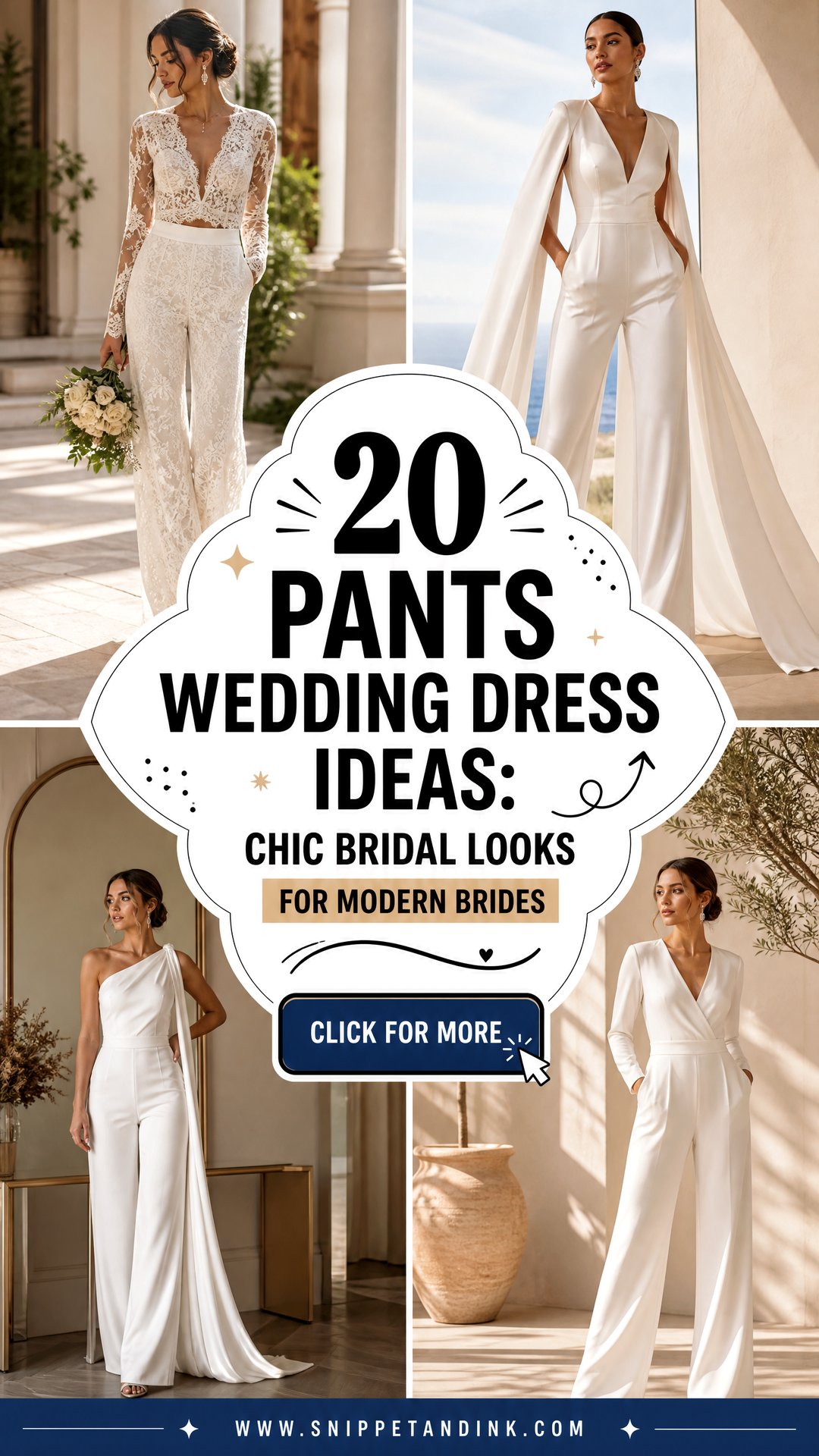 20 Pants Wedding Dress Ideas Chic Bridal Looks for Modern Brides - 20 Pants Wedding Dress Ideas: Chic Bridal Looks for Modern Brides