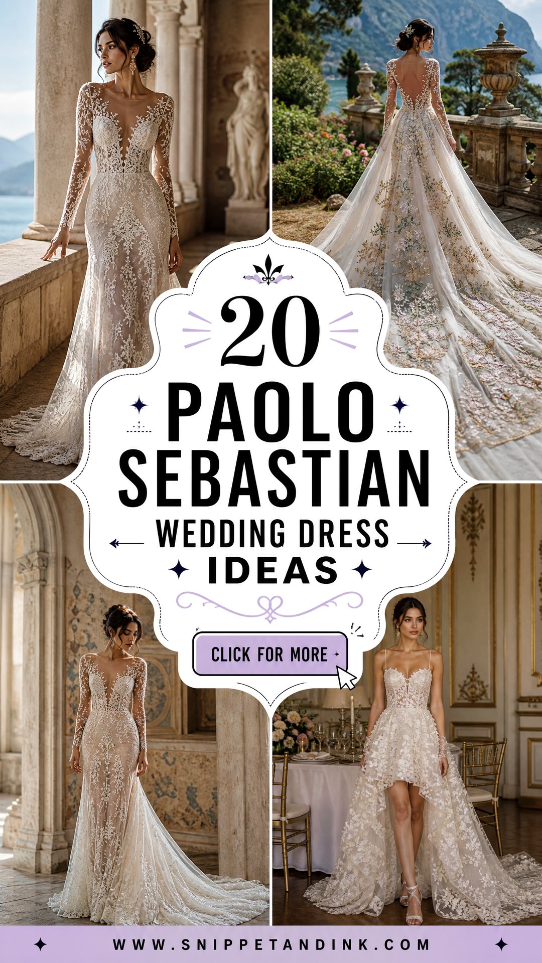 20 Paolo Sebastian Wedding Dress Ideas for Couture Brides - 20 Paolo Sebastian Wedding Dress Ideas for Couture Brides