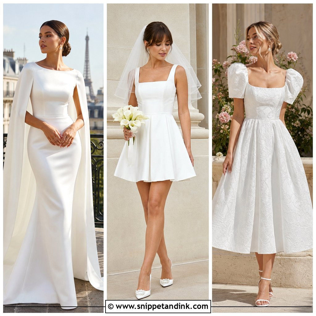 20 Parisian Wedding Dress Ideas: Chic Gowns for Romantic Brides