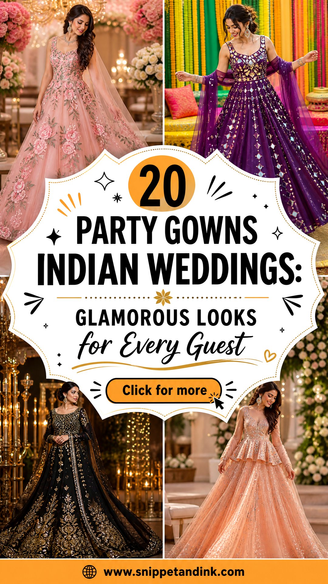 20 Party Gowns Indian Weddings Glamorous Looks for Every Guest - 20 Party Gowns Indian Weddings: Glamorous Looks for Every Guest