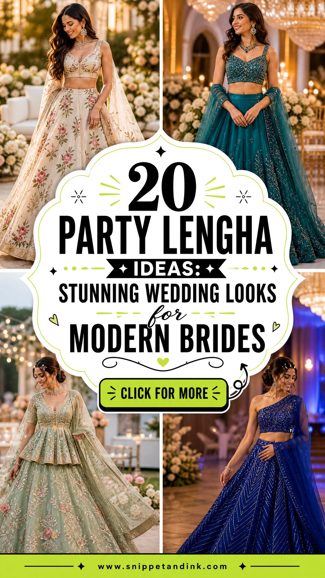 20 Party Lengha Ideas Stunning Wedding Looks for Modern Brides - 20 Party Lengha Ideas: Stunning Wedding Looks for Modern Brides