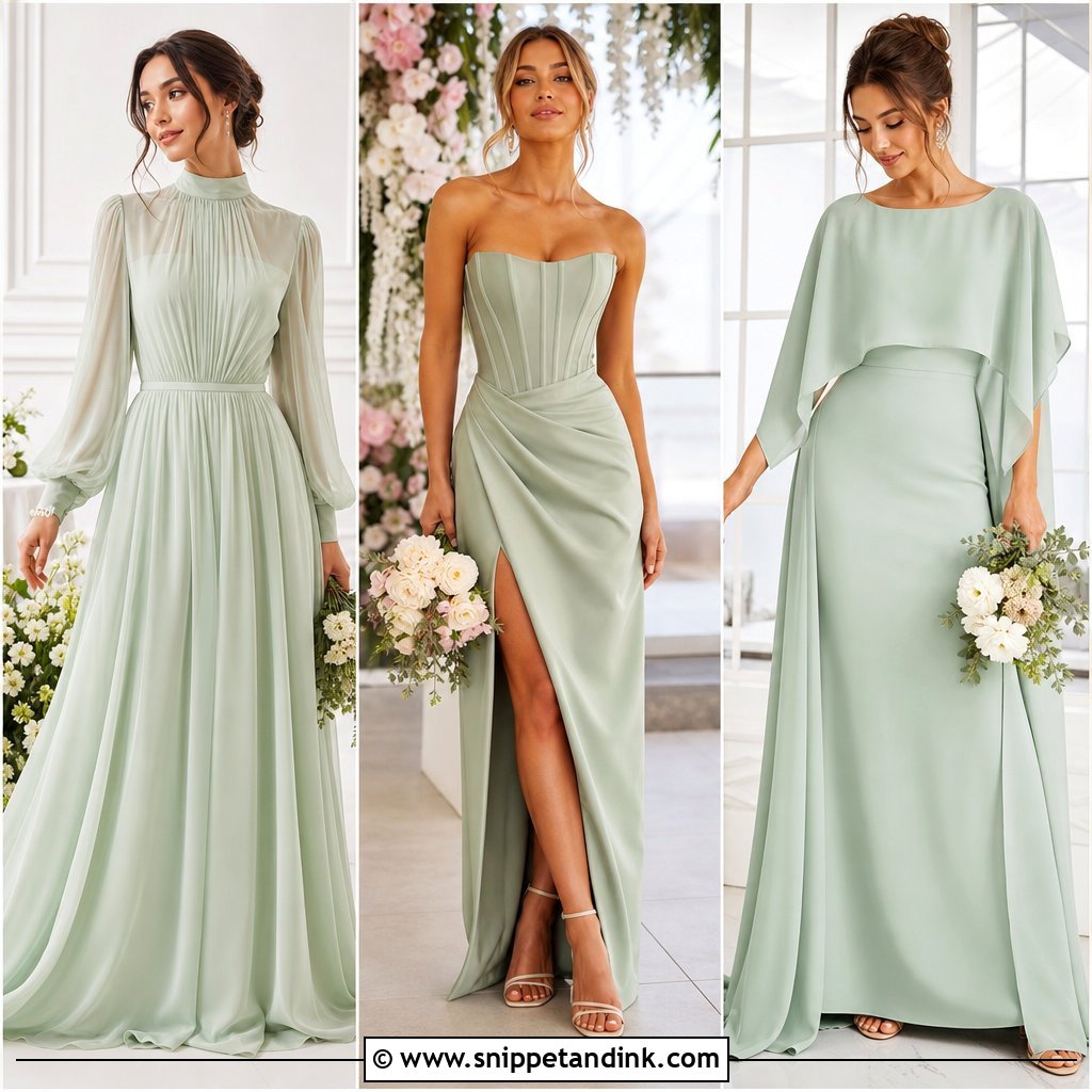 20 Pastel Green Wedding Dress Ideas for Stylish Modern Brides