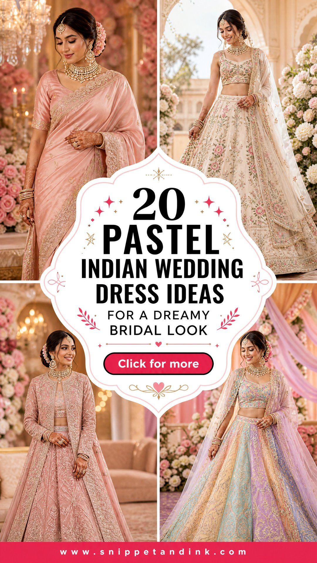 20 Pastel Indian Wedding Dress Ideas for a Dreamy Bridal Look - 20 Pastel Indian Wedding Dress Ideas for a Dreamy Bridal Look