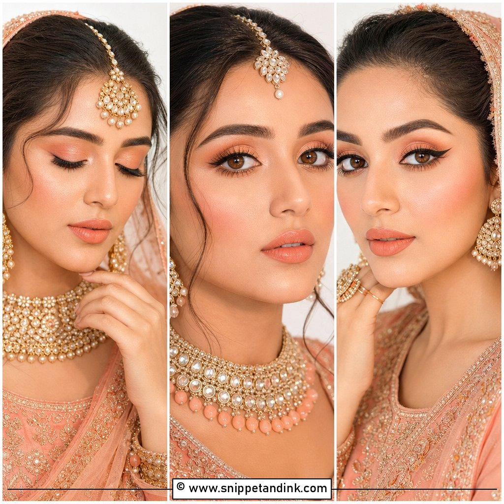 20 Peach Bridal Makeup Ideas for a Dreamy Wedding Glow
