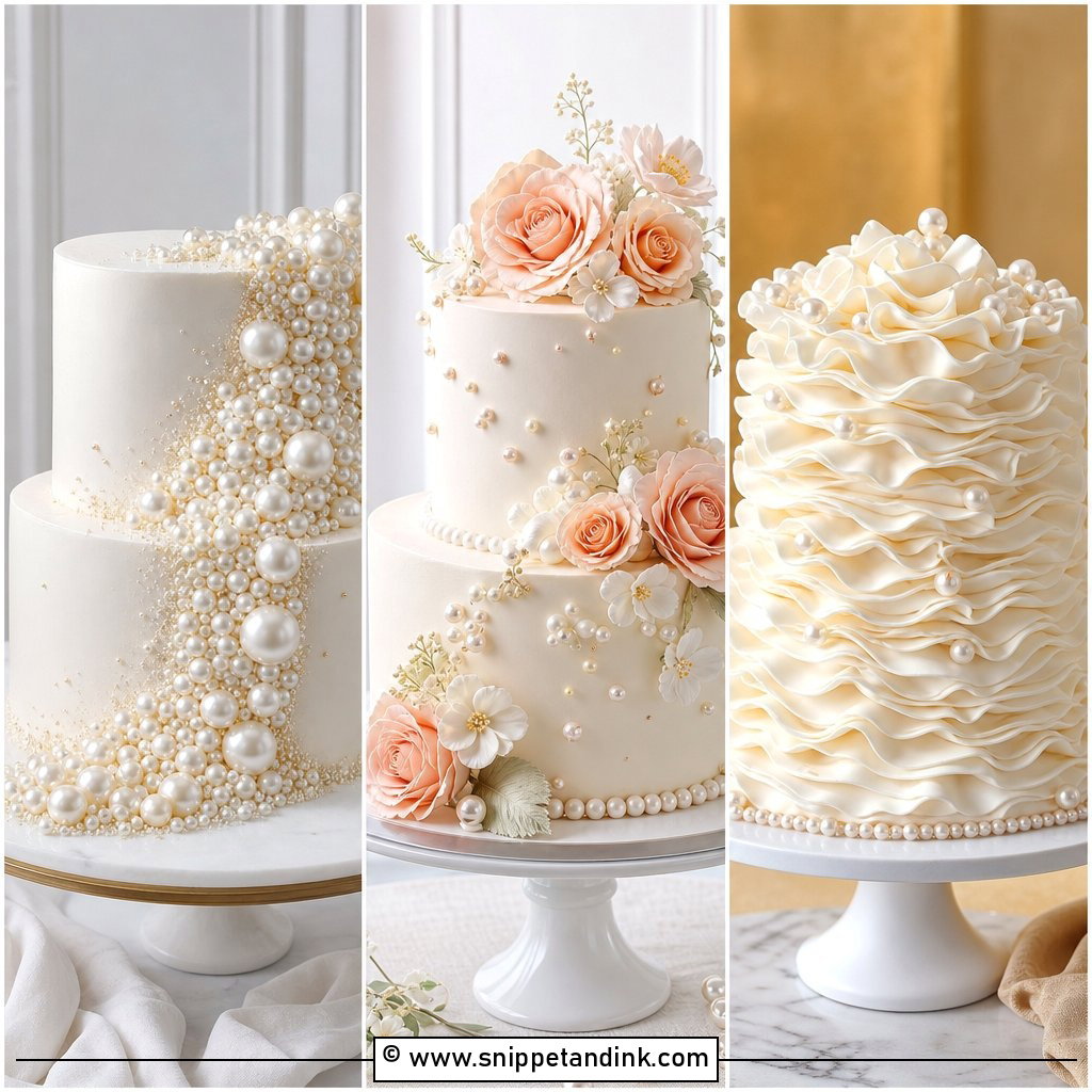 20 Pearl Anniversary Cake Ideas for a Romantic Milestone