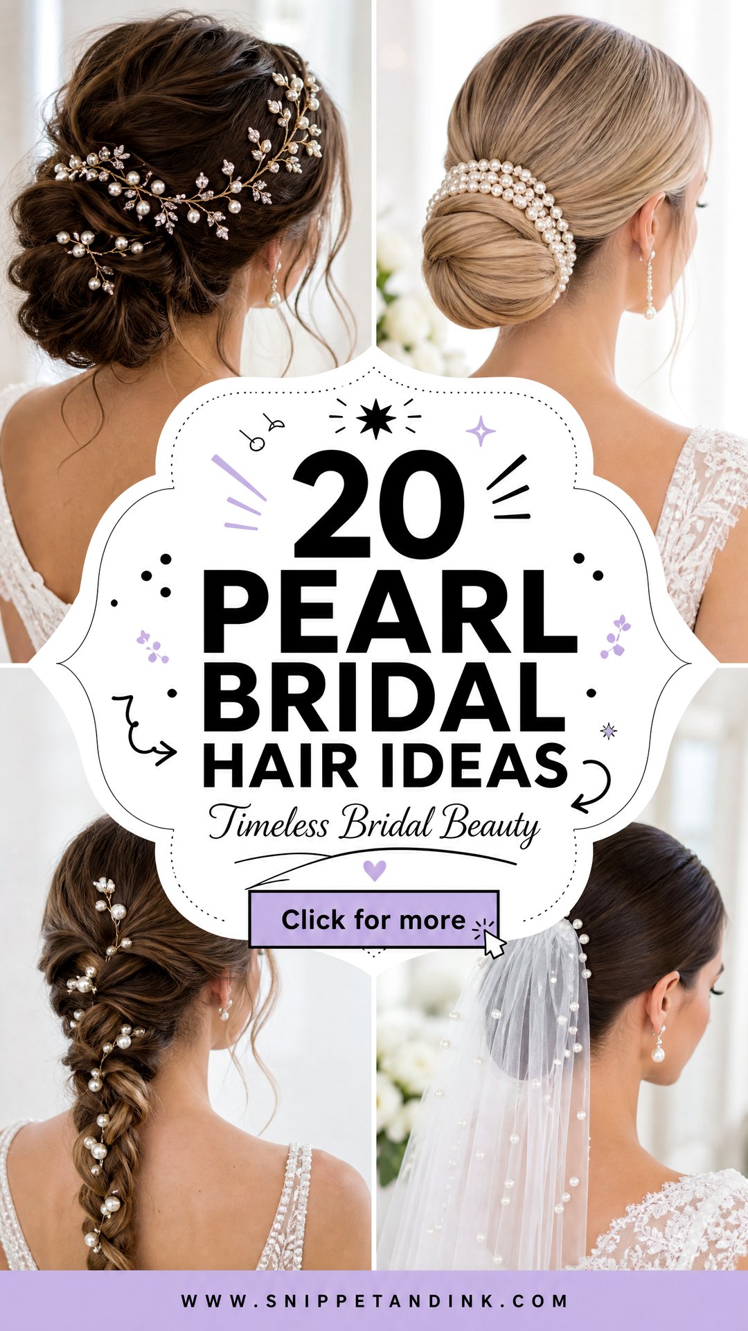 20 Pearl Bridal Hair Ideas for Timeless Wedding Beauty - 20 Pearl Bridal Hair Ideas for Timeless Wedding Beauty
