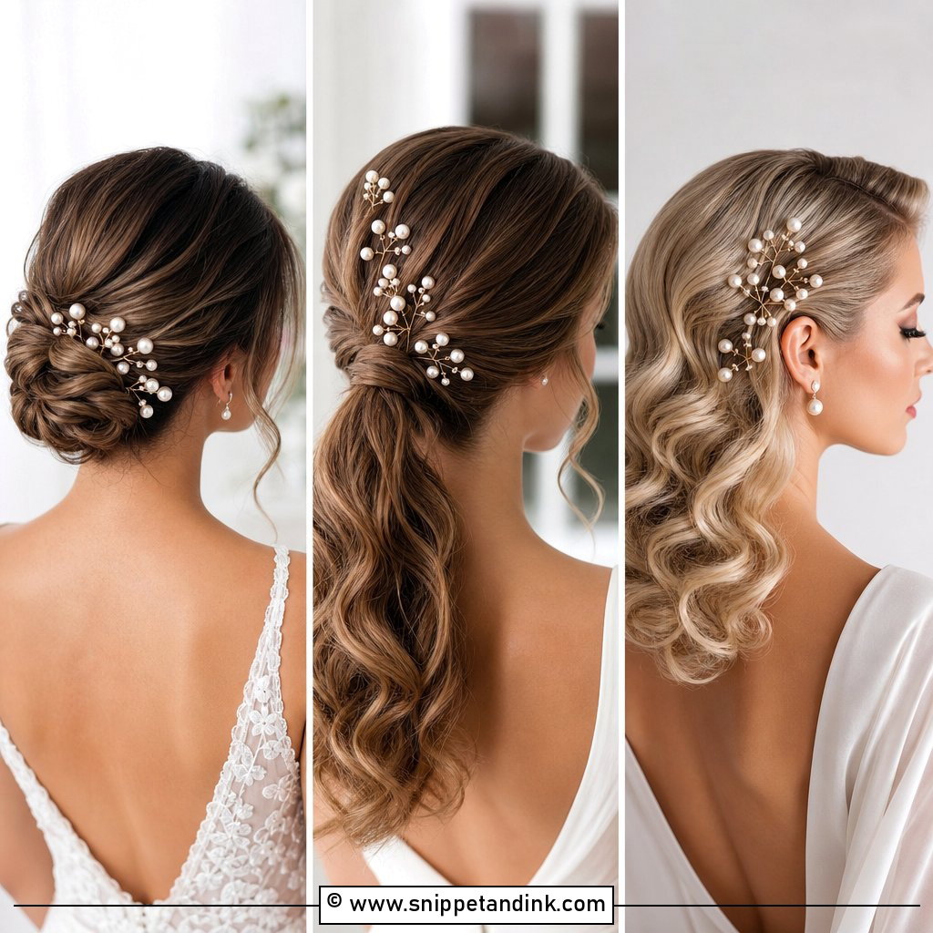 20 Pearl Bridal Hair Pins for Chic Romantic Updos Today