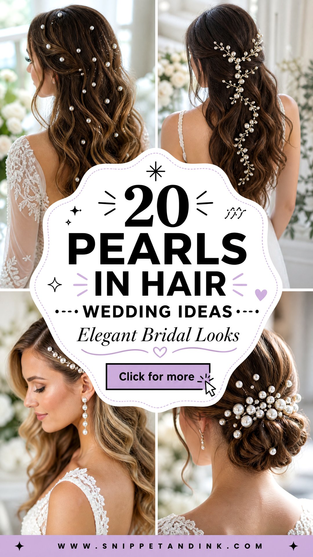 20 Pearls in Hair Wedding Ideas Elegant Bridal Looks - 20 Pearls in Hair Wedding Ideas: Elegant Bridal Looks