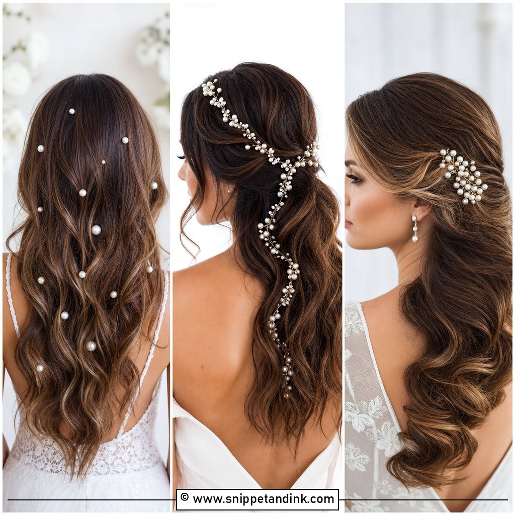 20 Pearls in Hair Wedding Ideas Elegant Bridal Looks