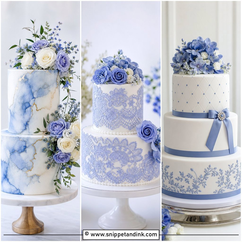 20 Periwinkle Cake Ideas for Wedding Dreamy Pastel Inspo