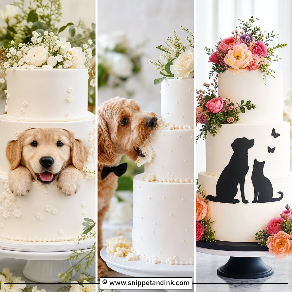 20 Pets on Wedding Cake Ideas Cute Ways to Honor Them