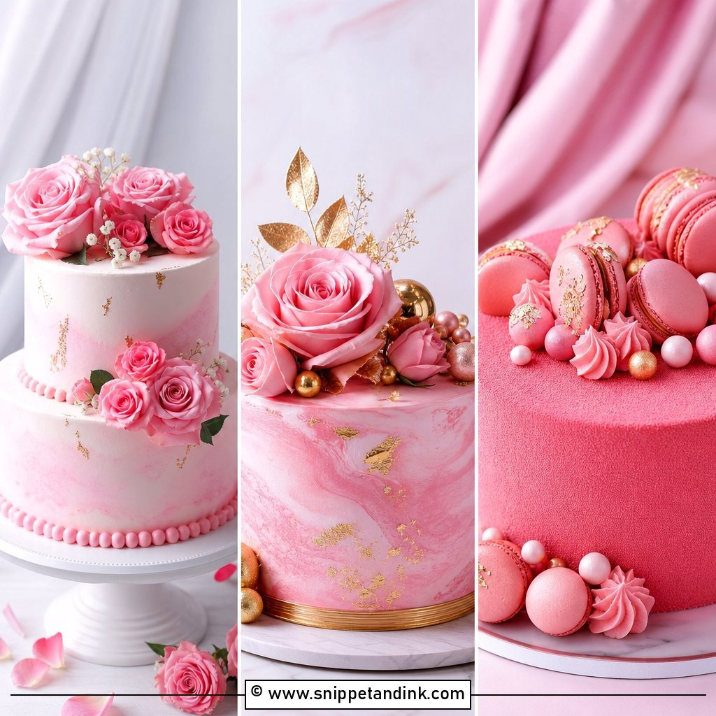 20 Pink Anniversary Cake Ideas Romantic Designs to Celebrate