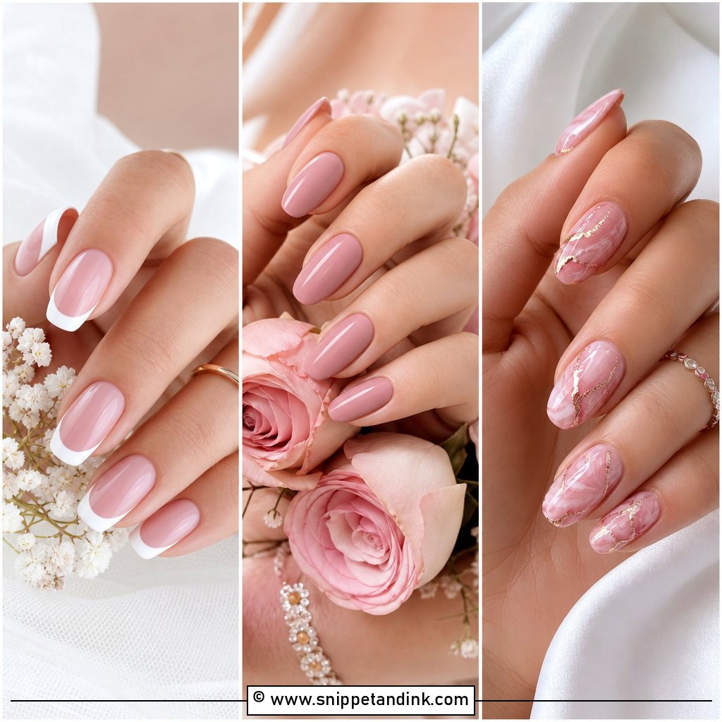 20 Pink Bridesmaid Wedding Nails Chic Looks for Your Party