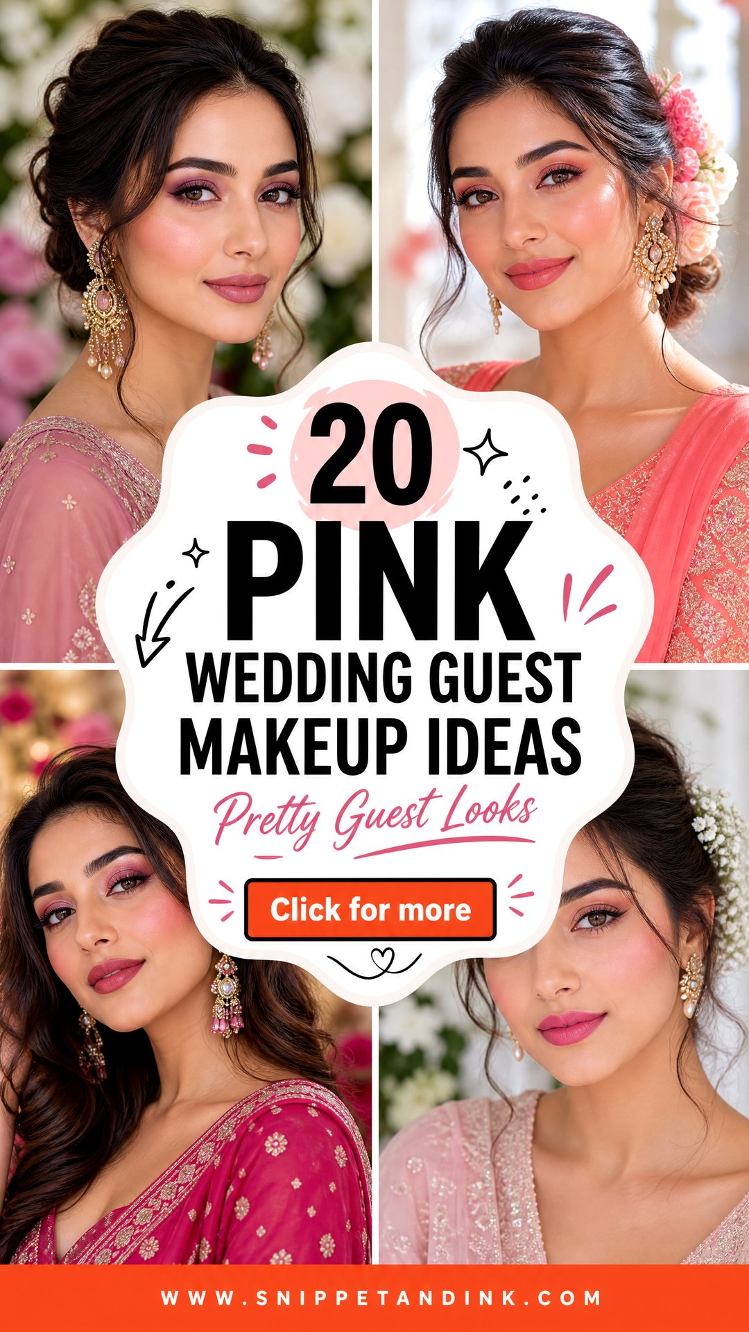 20 Pink Wedding Guest Makeup Ideas for Pretty Looks - 20 Pink Wedding Guest Makeup Ideas for Pretty Looks