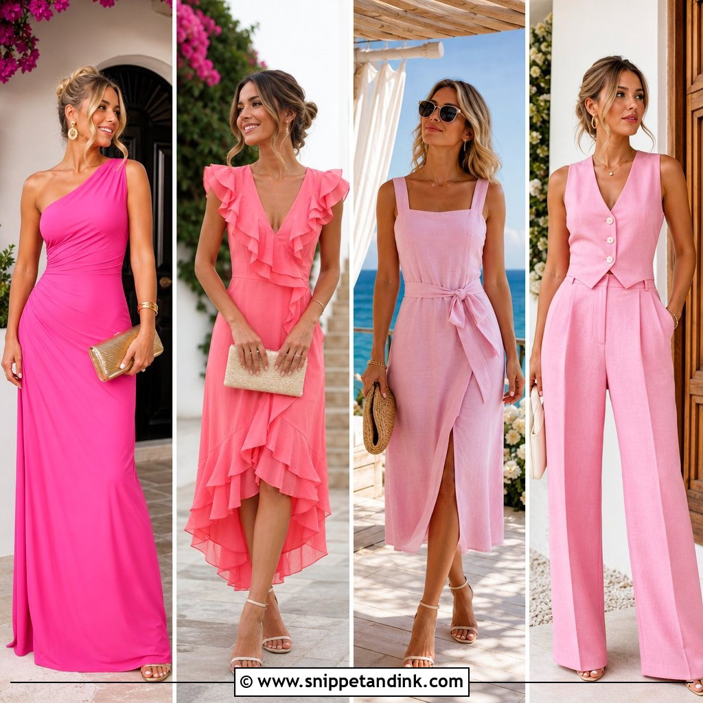 20 Pink Wedding Outfit Ideas for a Stylish Modern Bridal Look