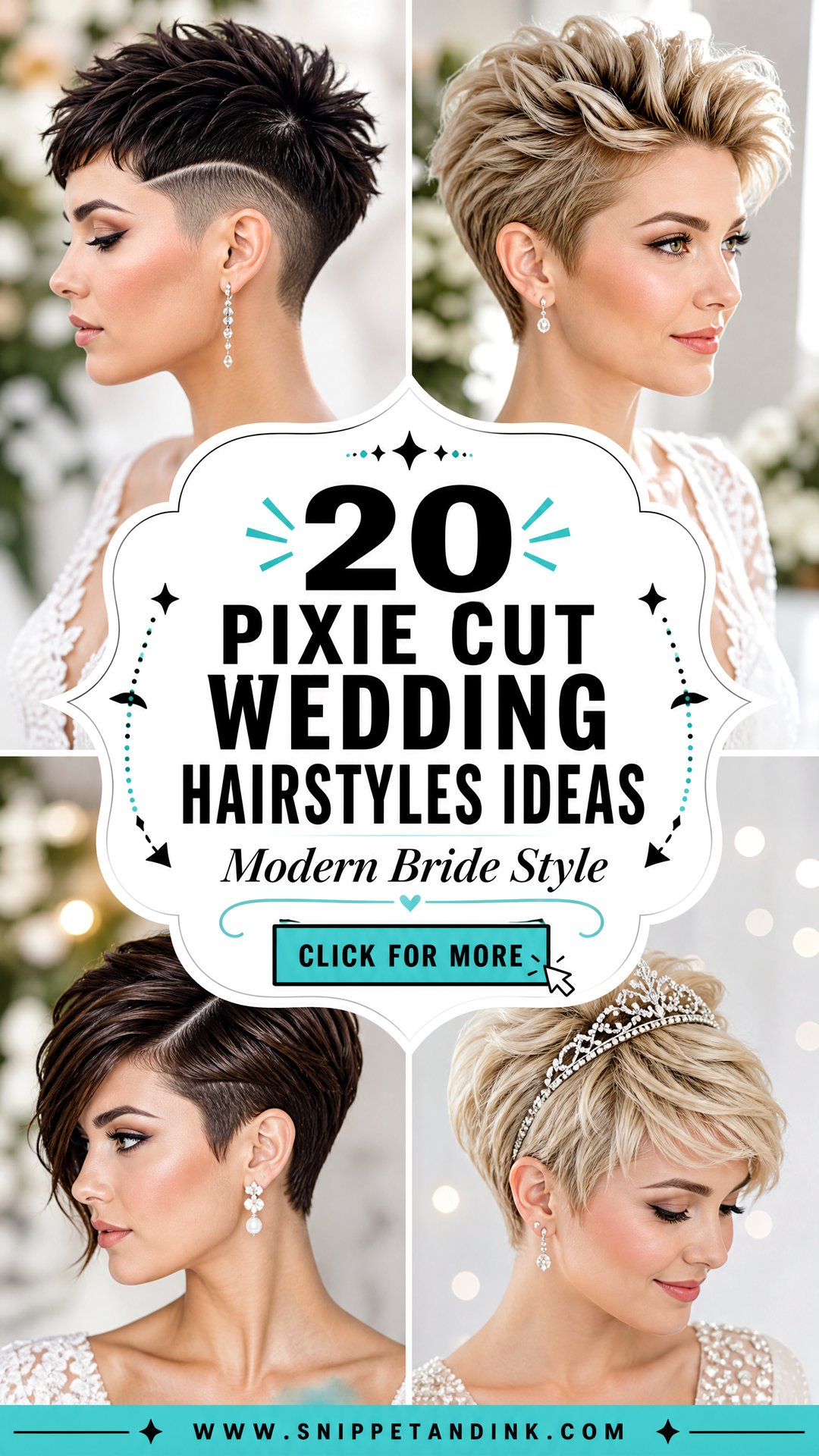 20 Pixie Cut Wedding Hairstyles for Modern Brides - 20 Pixie Cut Wedding Hairstyles for Modern Brides