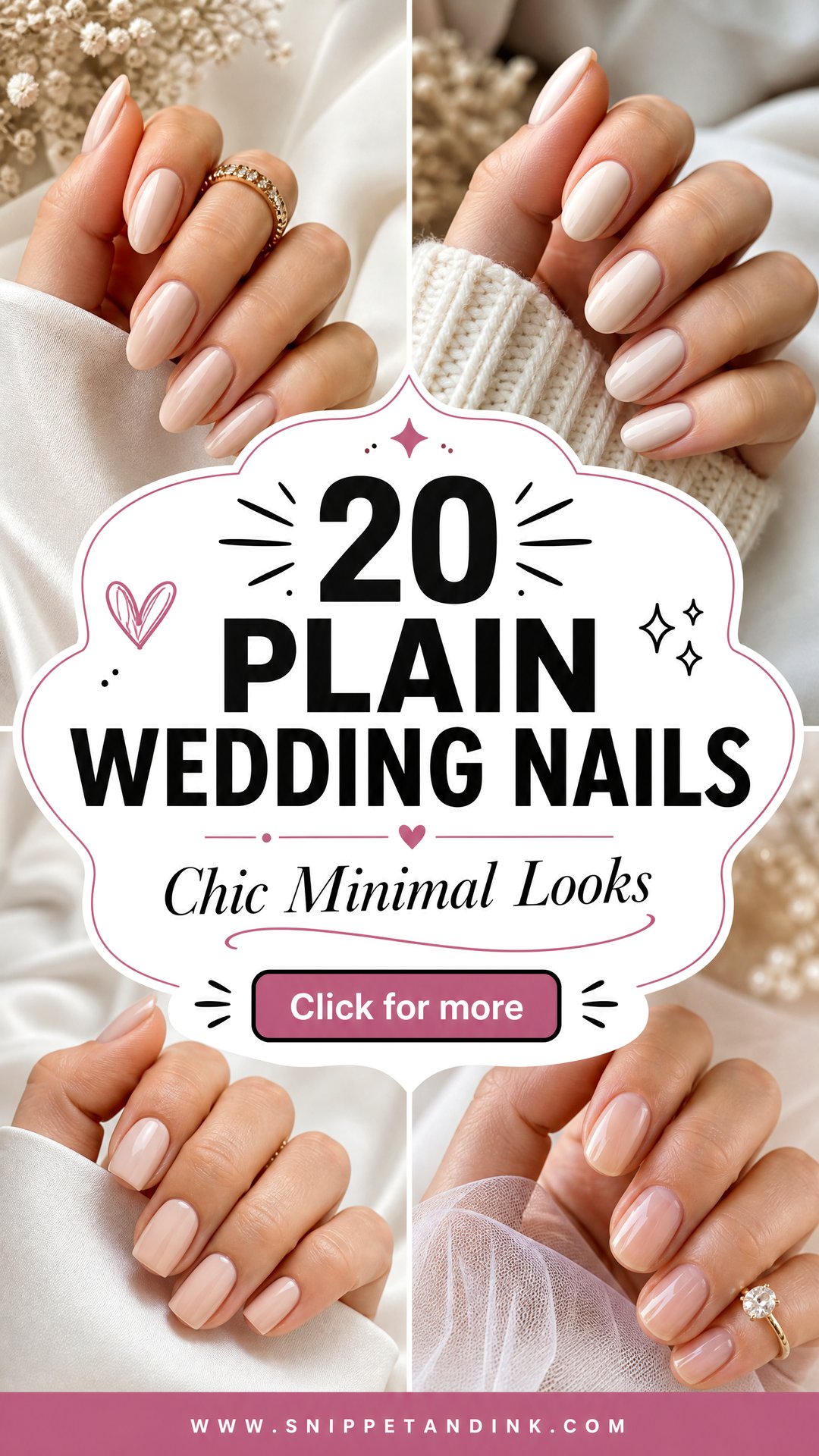 20 Plain Wedding Nails Chic Minimal Looks for Brides - 20 Plain Wedding Nails: Chic Minimal Looks for Brides