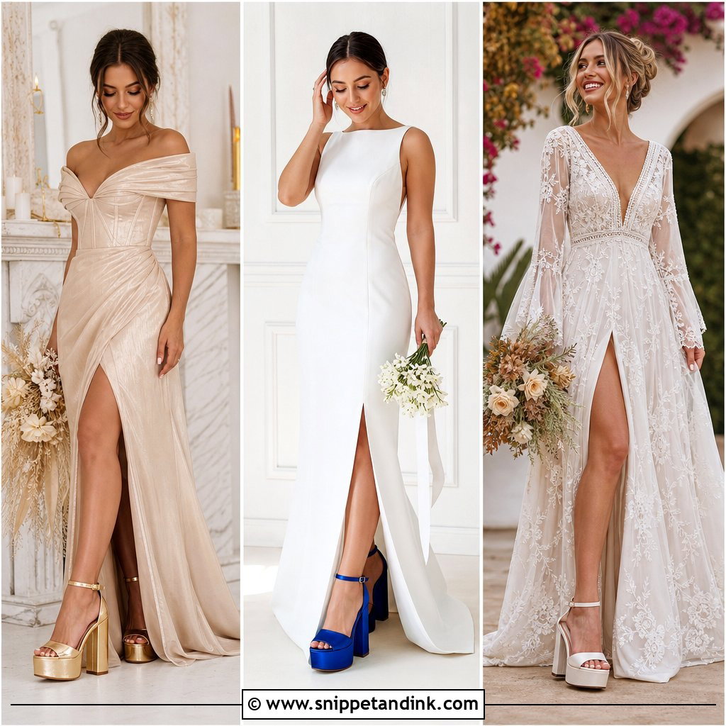 20 Platform Wedding Heels Ideas for Stylish, Steady Steps