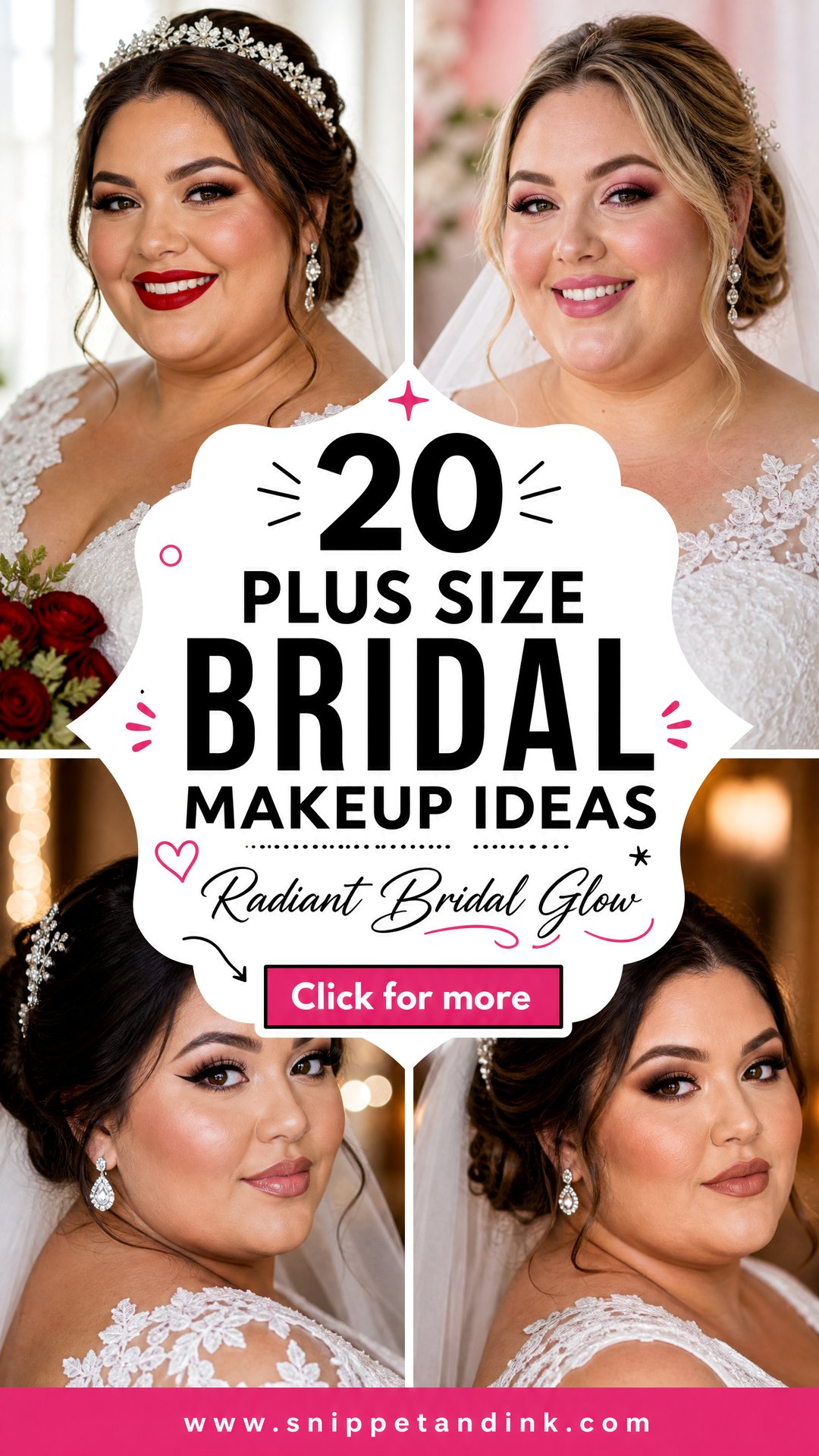 20 Plus Size Bridal Makeup Ideas for a Radiant Glow Today - 20 Plus Size Bridal Makeup Ideas for a Radiant Glow Today