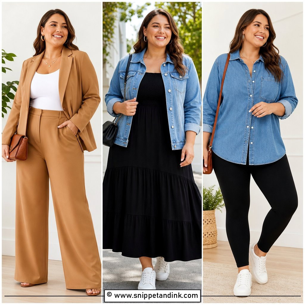 20 Plus Size Capsule Wardrobe Ideas for Easy Daily Outfits