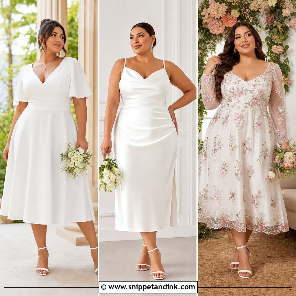 20 Plus Size Civil Wedding Dress Ideas for Chic Ceremonies