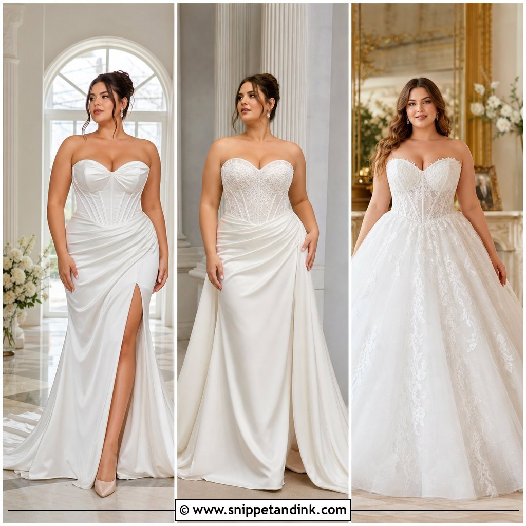 20 Plus Size Corset Wedding Dress Ideas for Modern Brides