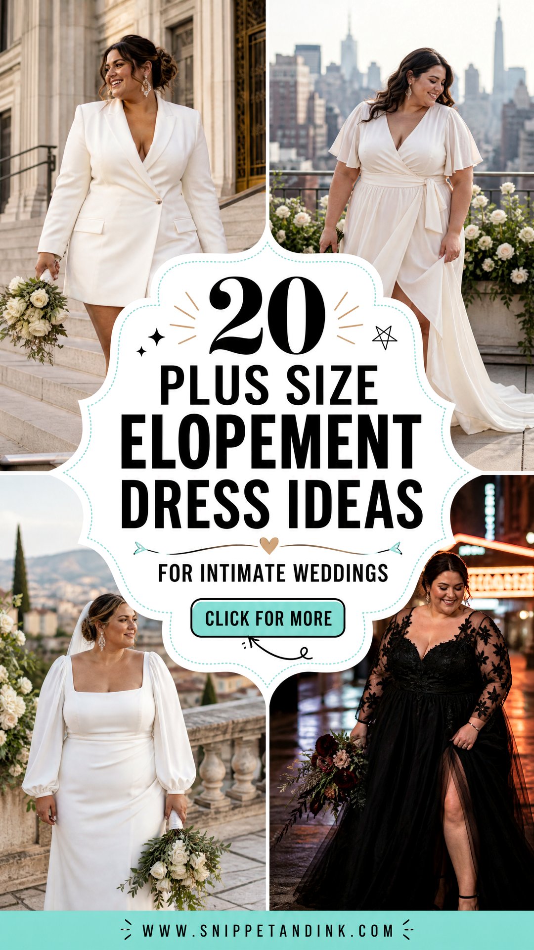 20 Plus Size Elopement Dress Ideas for Intimate Weddings - 20 Plus Size Elopement Dress Ideas for Intimate Weddings
