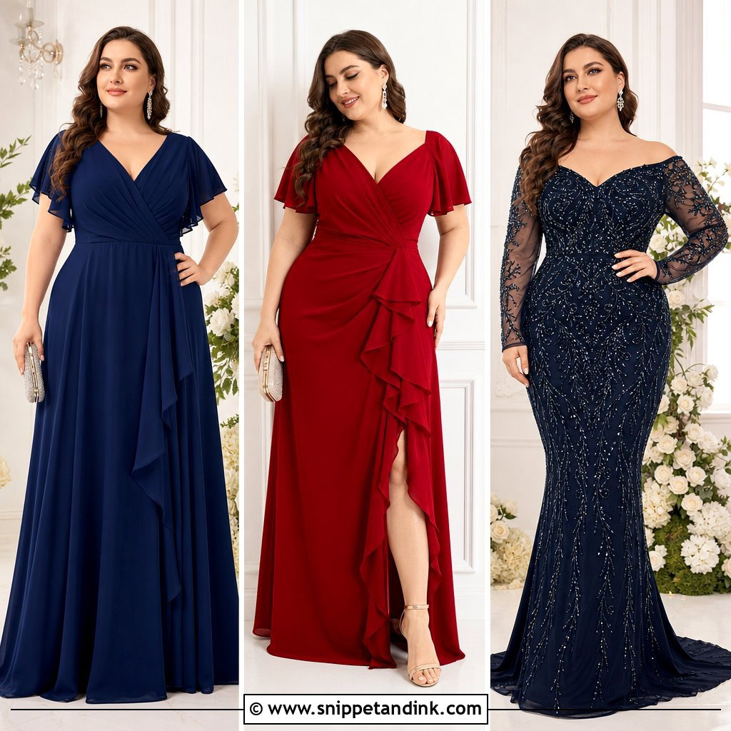 20 Plus Size Gowns Formal Wedding Parties: Elegant Picks