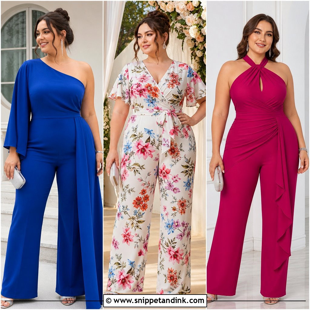 20 Plus Size Jumpsuit Wedding Ideas for Chic Modern Brides