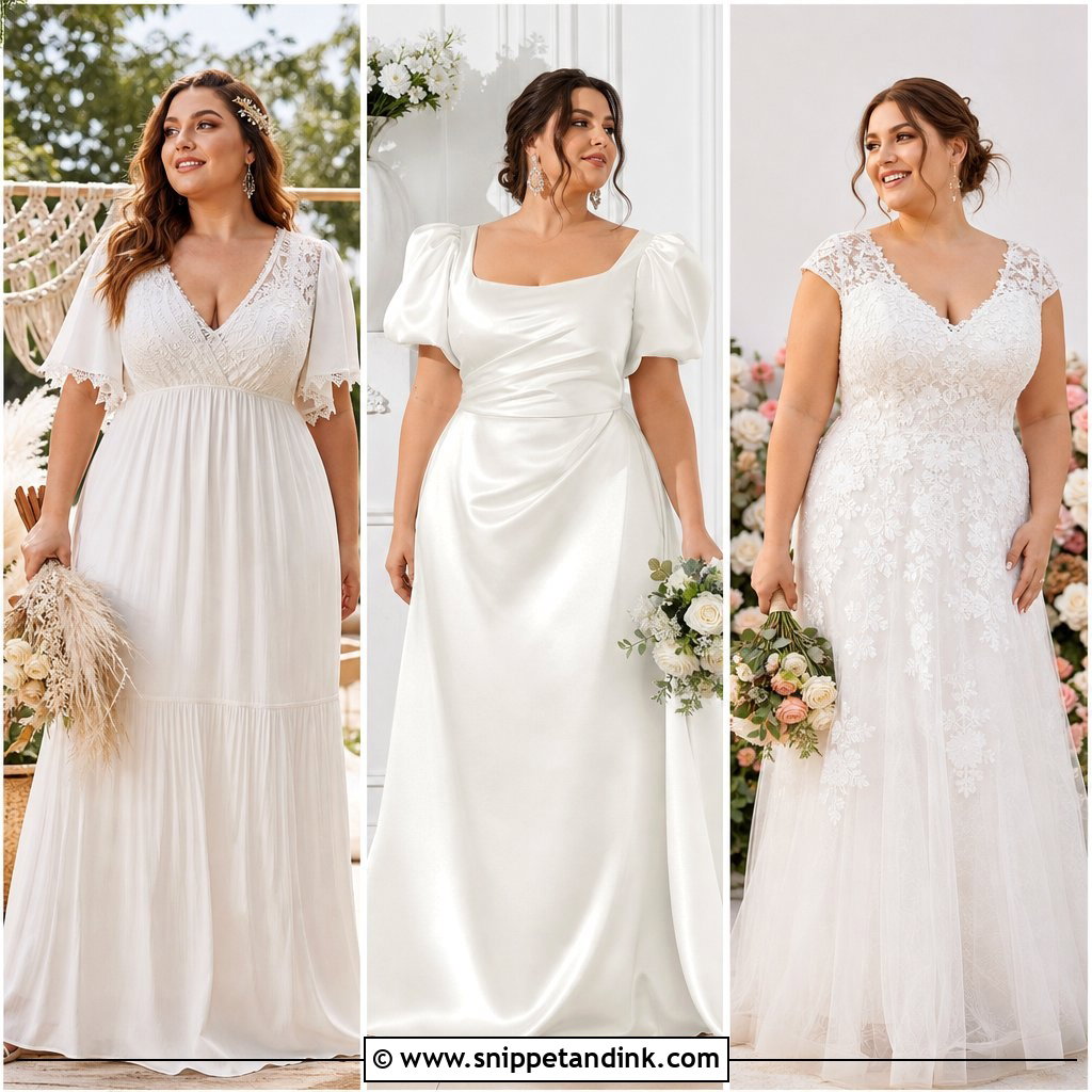 20 Plus Size Wedding Dress with Sleeves: Elegant Bridal Picks