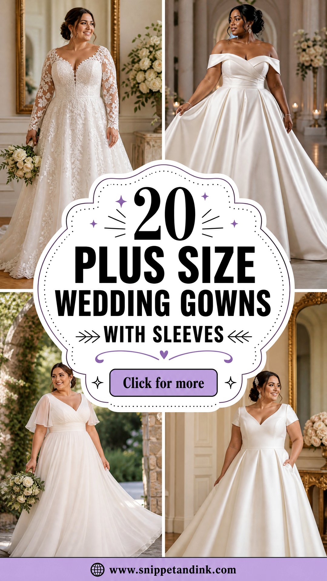 20 Plus Size Wedding Gowns with Sleeves Elegant Bridal Looks - 20 Plus Size Wedding Gowns with Sleeves: Elegant Bridal Looks