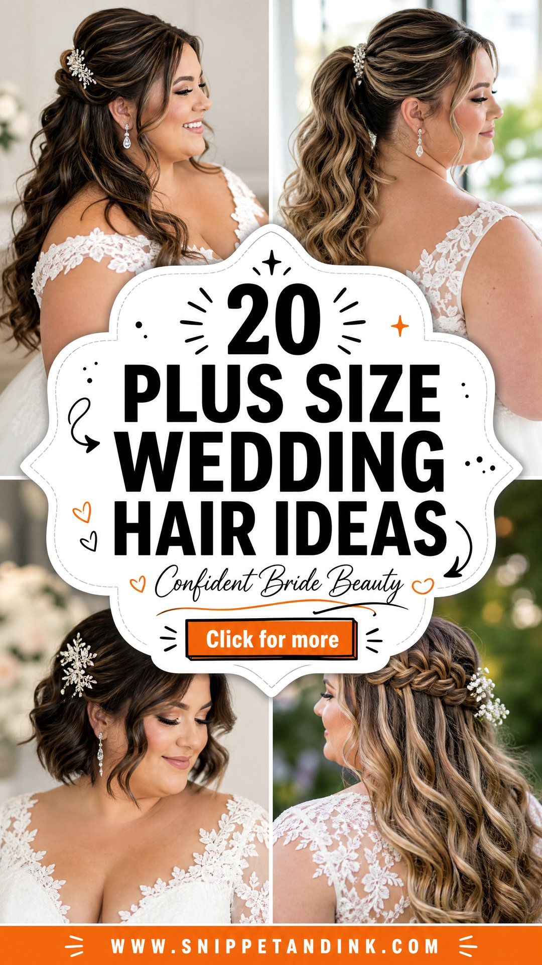 20 Plus Size Wedding Hair Ideas for Confident Brides Today - 20 Plus Size Wedding Hair Ideas for Confident Brides Today