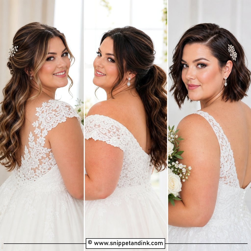 20 Plus Size Wedding Hair Ideas for Confident Brides Today