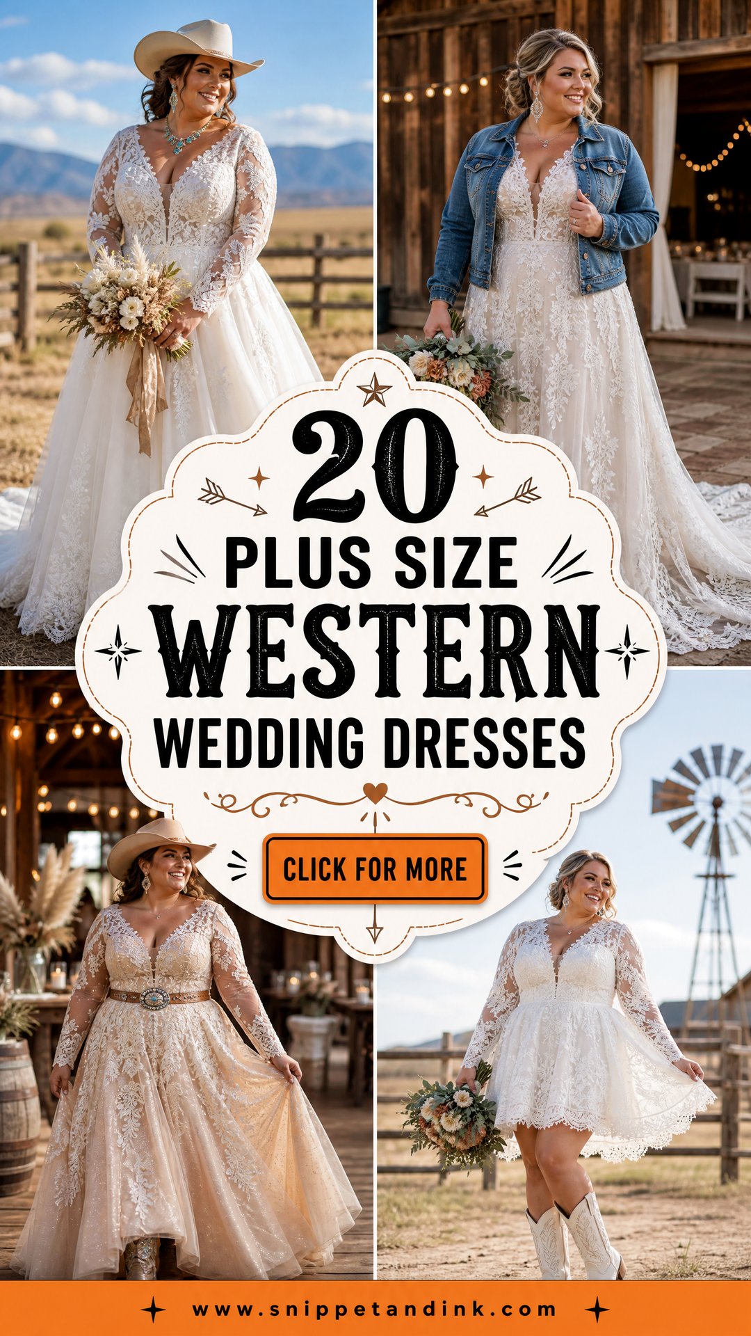 20 Plus Size Western Wedding Dresses Rustic Bridal Style - 20 Plus Size Western Wedding Dresses: Rustic Bridal Style