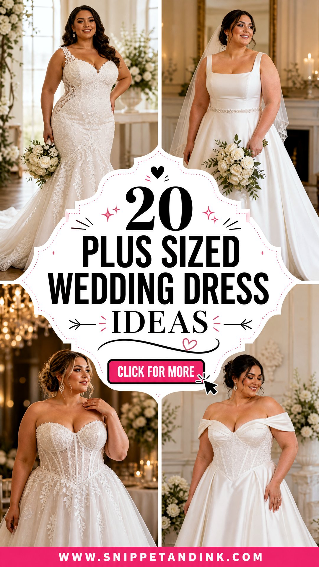 20 Plus Sized Wedding Dress Ideas Flattering Bridal Looks - 20 Plus Sized Wedding Dress Ideas: Flattering Bridal Looks