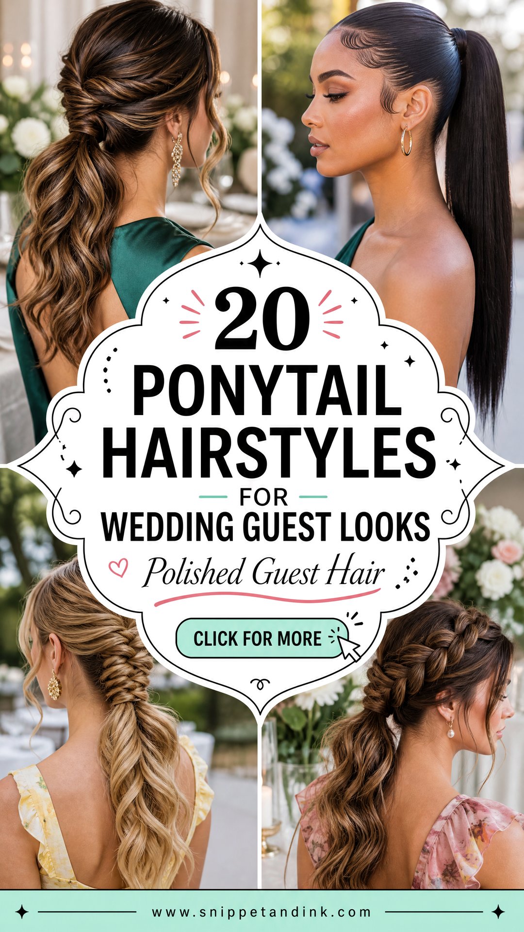 20 Ponytail Hairstyles for Wedding Guest Looks With Polish - 20 Ponytail Hairstyles for Wedding Guest Looks With Polish
